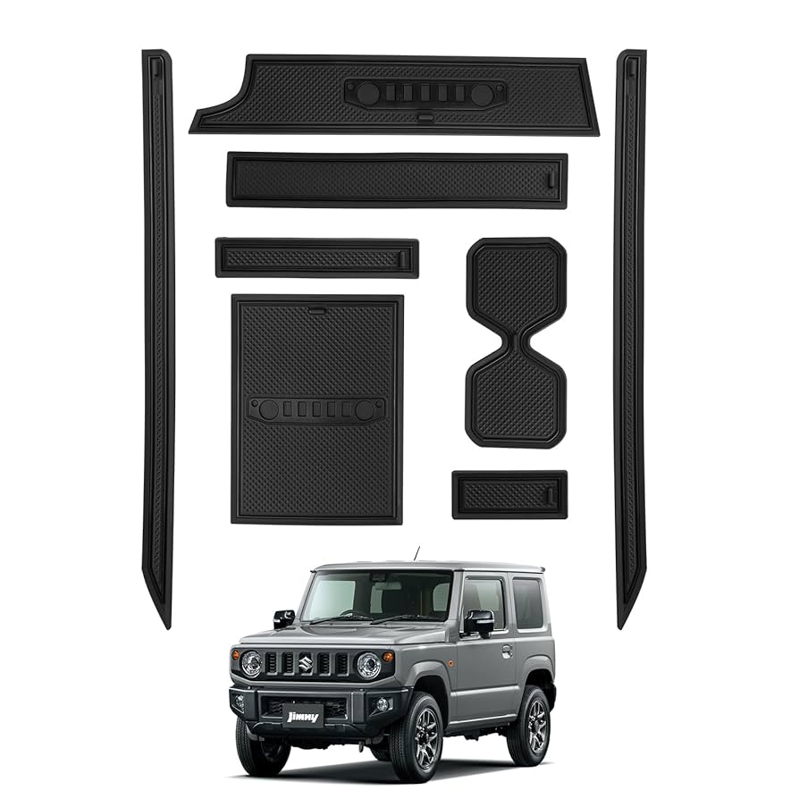 ジムニー　ラグ　滑り止め付き　インテリア Amazon | LANGBEAN スズキ ジムニー JB64W JB74W 専用